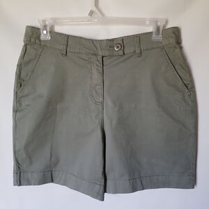 Kim Kim Rogers Womens Shorts Size 12 Color Army Green